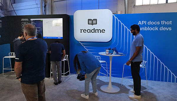 APIのドキュメント化を提供するReadMeのブース