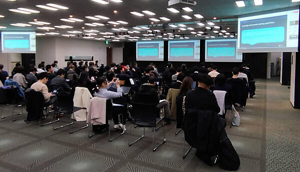 会場となったソニー・インタラクティブエンタテインメントの会議室