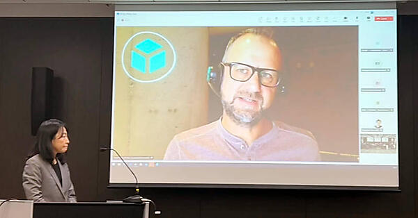 オンラインで参加したDean Bosche氏