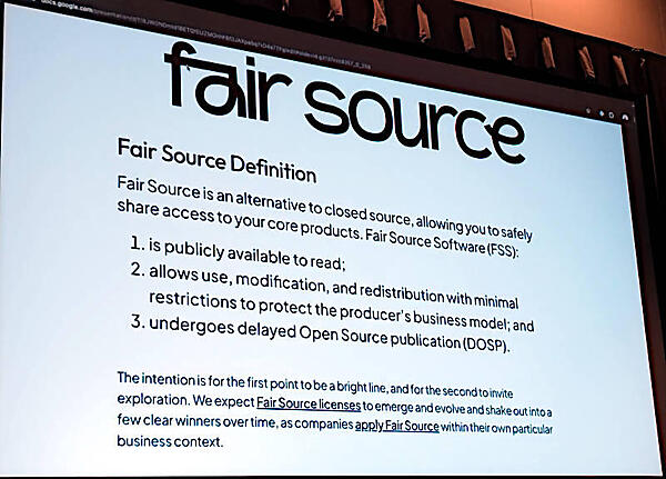フェアソースの解説。Delayed Open Source Publication（DOSP）が要点