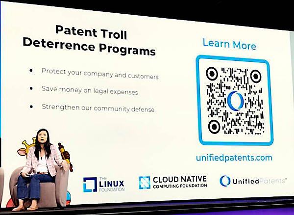 unifiedpatents.comへのリンクを訴求