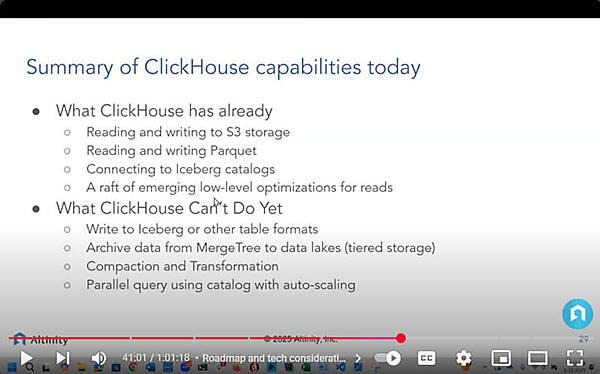 ClickHouseにできることとできないことを列挙