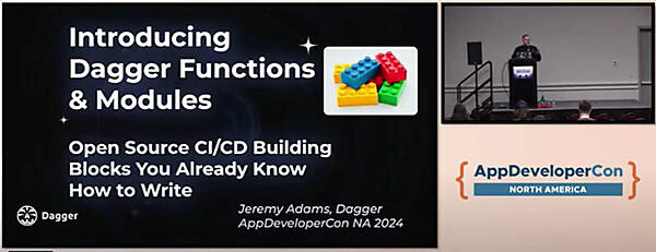 Daggerの紹介を行うJeremy Adams氏