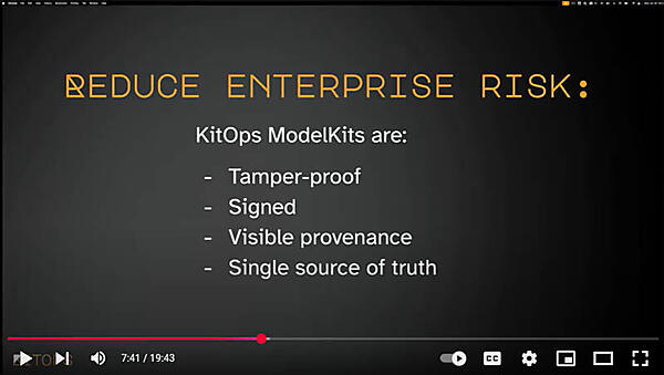 ModelKitの利点をリストアップ
