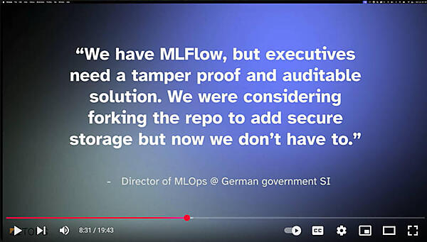 ここでも匿名のコメントを引用。KitOpsで成果物を毎回コピーする必要がなくなったという