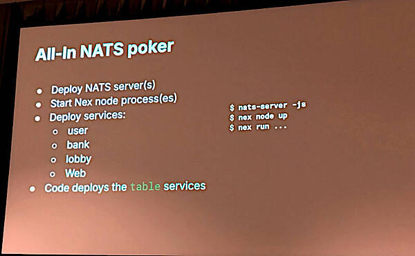 オンラインポーカーゲームをNATSのサービスで記述し、NEXで実装