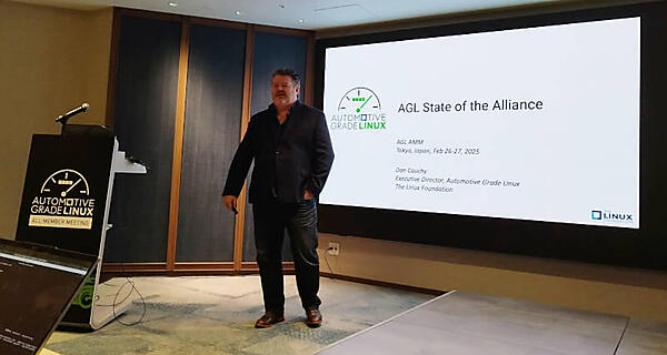 登壇したDan Cauchy氏