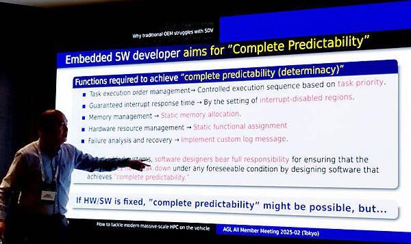 100％の予測性を実現するためにはシステムを固定する必要がある