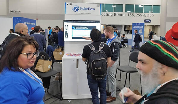 話題のKubeFlowのブース