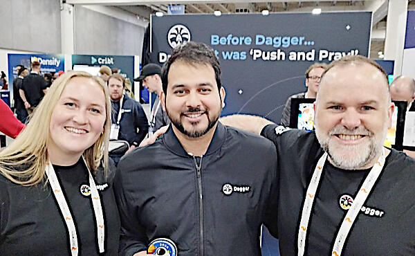 元DockerのSolomon Hykes氏が創業したDaggerのブース