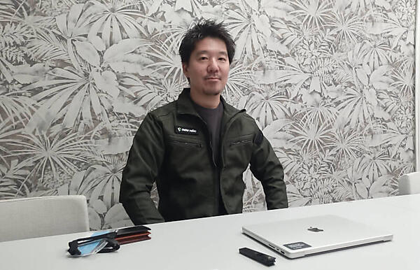 インタビューに応えるCTOの松本大樹氏