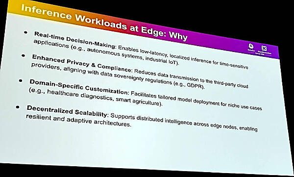 エッジで推論を実行する必要性について解説