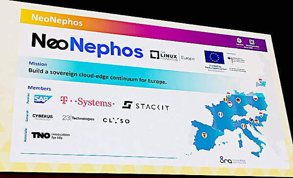 NeoNephosをLF Europeの下部組織として発表。EUからのファンドを受ける組織だ