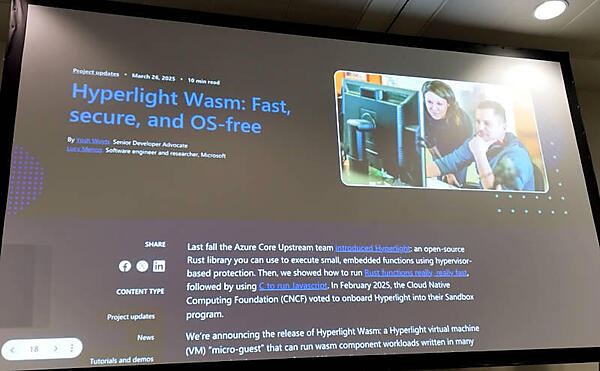 AzureのRustライブラリーHyperlightの紹介