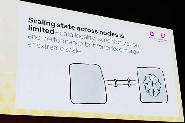 ノードをまたがる形で状態を保持したうえでスケールする機能には多くの制限が存在する