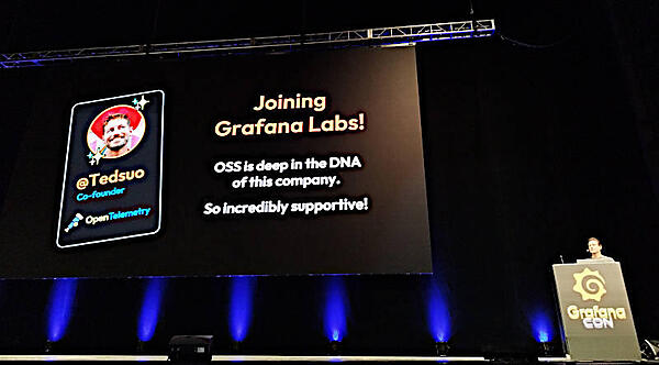 オープンソースの側面を解説するTed Young氏