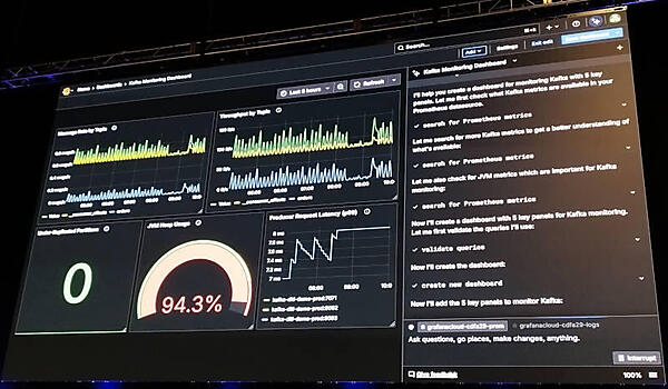 KafkaのヘルスチェックのためのダッシュボードをAIが即座に作成