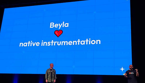 「Beyla Loves Native Instrumentation」というスライドが最後のメッセージ