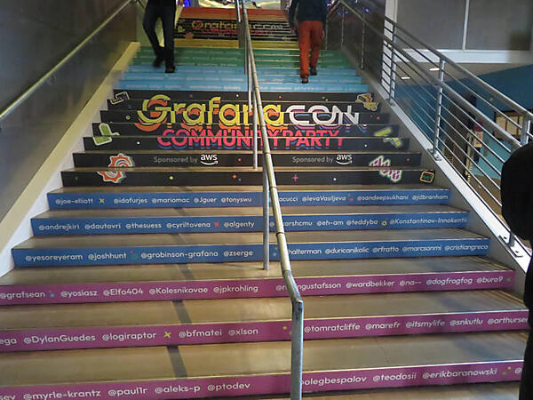 GrafanaCON Community PartyがAWSのスポンサーで開催された