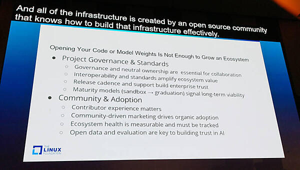 ソースコードを公開しただけではエコシステムの拡大には繋がらない