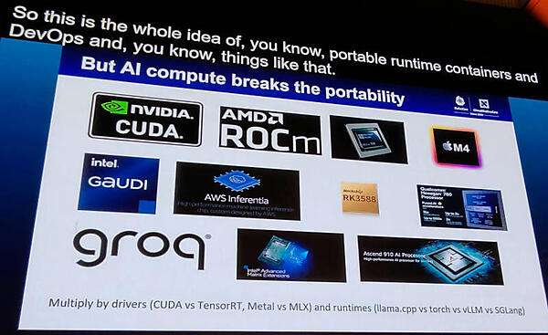 AIを実行するためのハードウェアが多様化していることの問題を解説