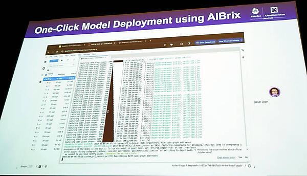 ワンクリックでモデルを実装できるデモを紹介