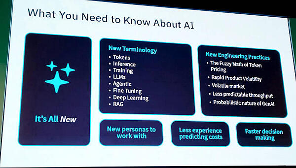 生成AIについては未知の要因が多いと説明