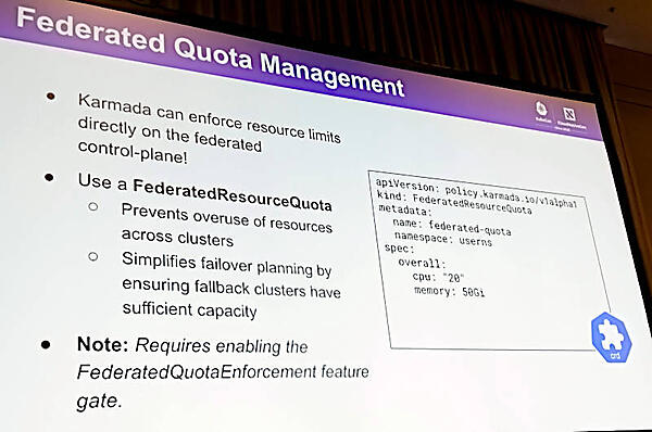 Kubernetesノードのクォータ管理にもKarmadaのCRDが使われる