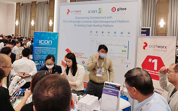 香港ベースのインテグレーター、ICON Business Systemsのブース