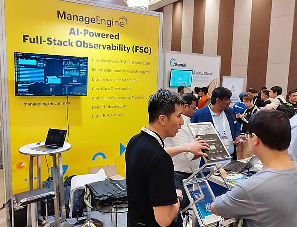 インドのZOHOの別ブランド、ManageEngineのブース