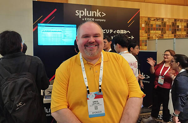 SplunkのリードエバンジェリストGreg Leffler氏