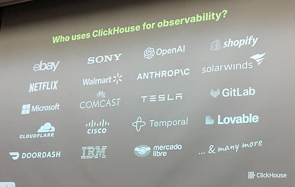 NetflixやWalmart、COMCASTなど錚々たるエンタープライズがオブザーバビリティに利用