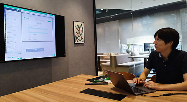 Autopilotのデモをする伊藤氏