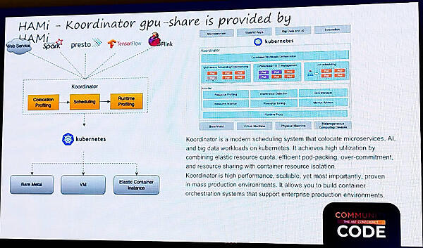 KoordinatorでもHAMiが使われていると説明