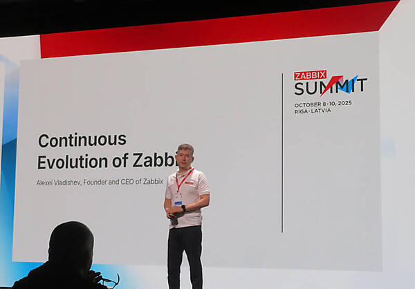 登壇したZabbixのCEO、Alexei Vladishev氏