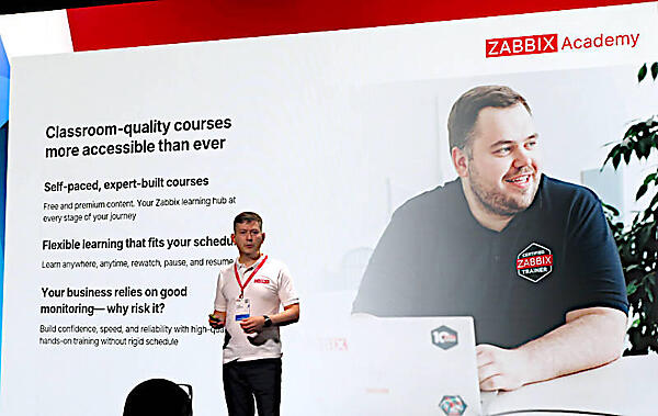 オンラインの教育プログラム、Zabbix Academyの発表