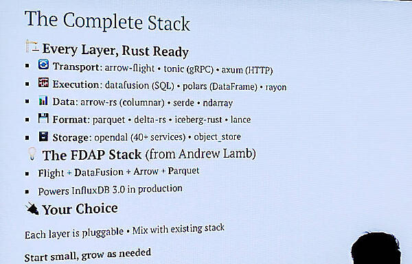 ビッグデータ関連のすべてのレイヤーでRustで書かれたソフトウェアが増えている