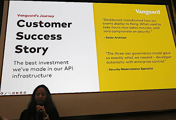 社内ユーザーからのコメントを紹介。ここで挙げられているシニアアーキテクトはAtukuri氏本人の言葉だろう