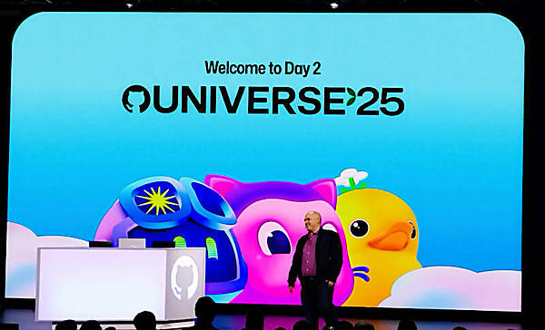 登壇したWoodward氏