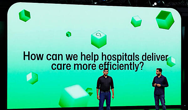 インドの医療機関にシステムを提供することを目的とした非営利団体のプレゼンテーション