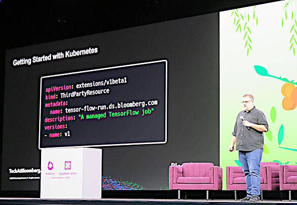 Kubernetesの初期バージョンから使っていることを説明