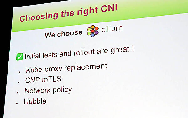 Ciliumをネットワークスタックとして選択。初期のテストでは良い結果が出ていたが…