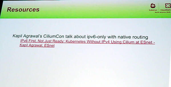 ESnetのKapil Agrawal氏によるCiliumConのセッションを紹介
