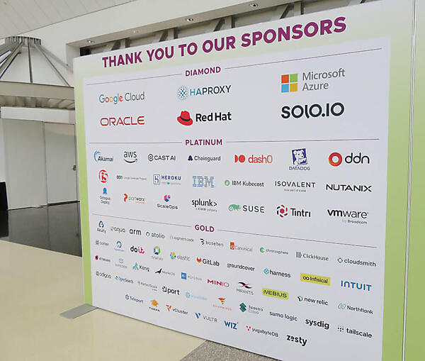 ダイアモンドからゴールドまでのスポンサーのロゴ