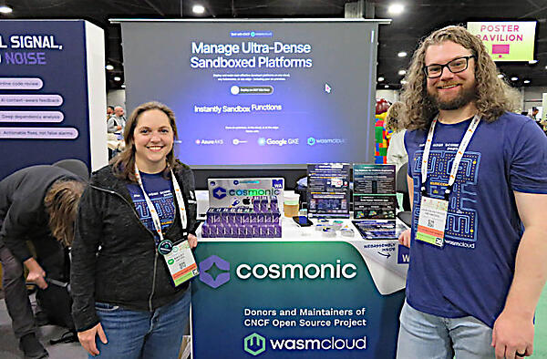 WasmのエコシステムをリードするCosmonicのブース