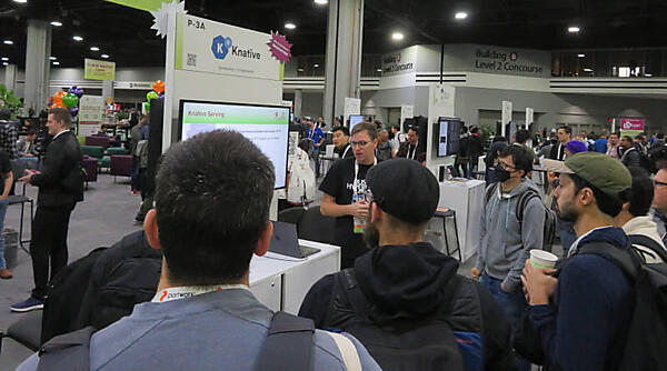 サーバーレスのためのツール、Knativeも注目されていた