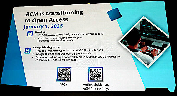 2026年1月よりACMの論文はすべて公開されるという変更を説明