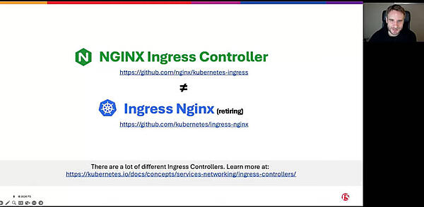 NGINX-Ingressとingress-nginxは違うということだけを記したスライド