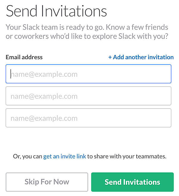 招待メールを送信