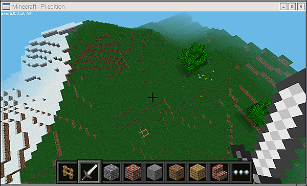 上空から世界を眺めた風景